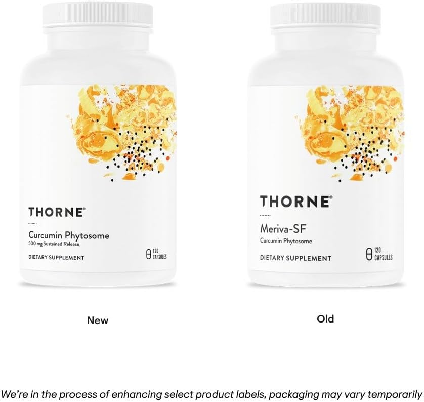 Thorne Curcumin Phytosome 500 mg (Meriva) - 120 Capsules - 60 Servings