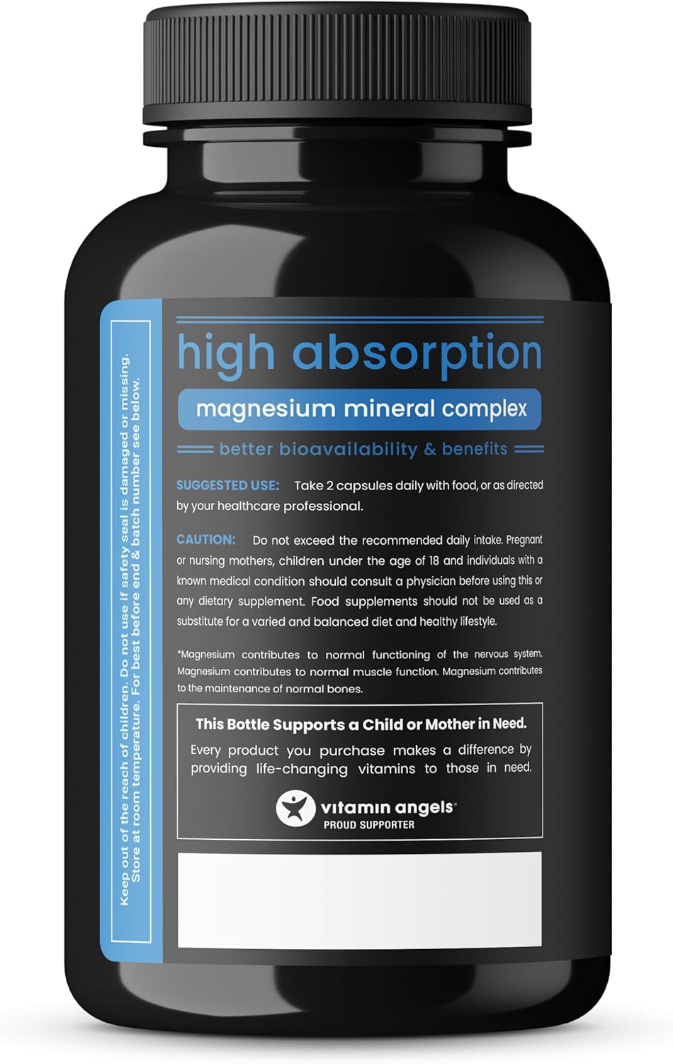 NutraChamps Magnesium Zinc & Vitamin D3 Supplement - Most Bioavailable Forms; Magnesium Glycinate, Malate, Citrate - Bone, Muscle & Heart Health, Immune Support - 120 Vegan Capsules