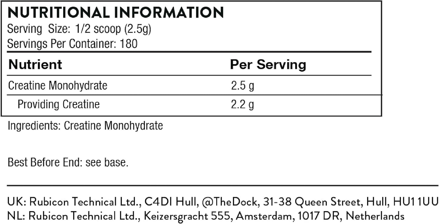 Thorne Creatine - for Physical Endurance, Strength and Lean Body Mass - 450g