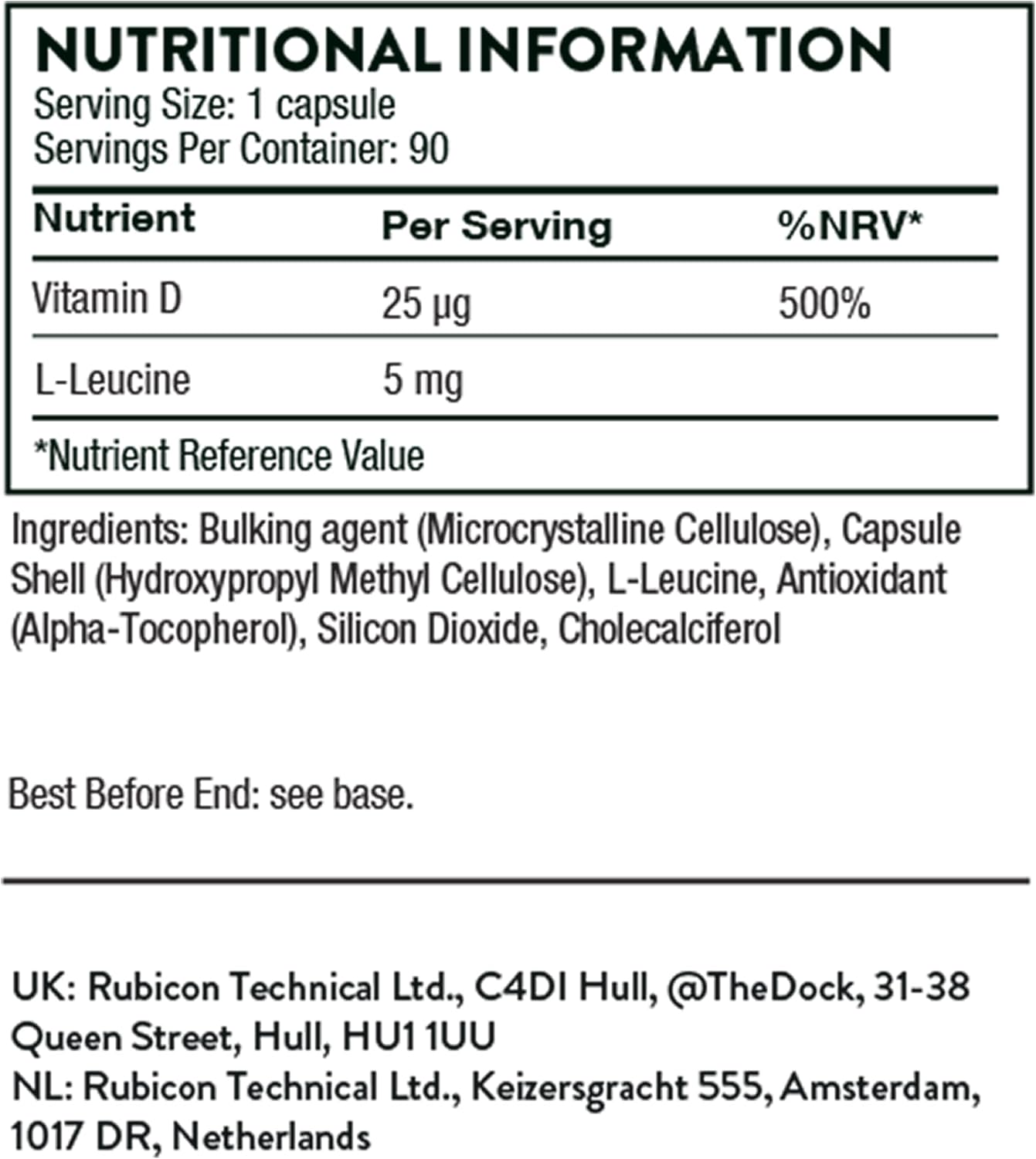 Thorne Vitamin D-1000 - Vitamin D3 Supplement (1,000 IU) for Healthy Bones and Muscles - 90 Capsules