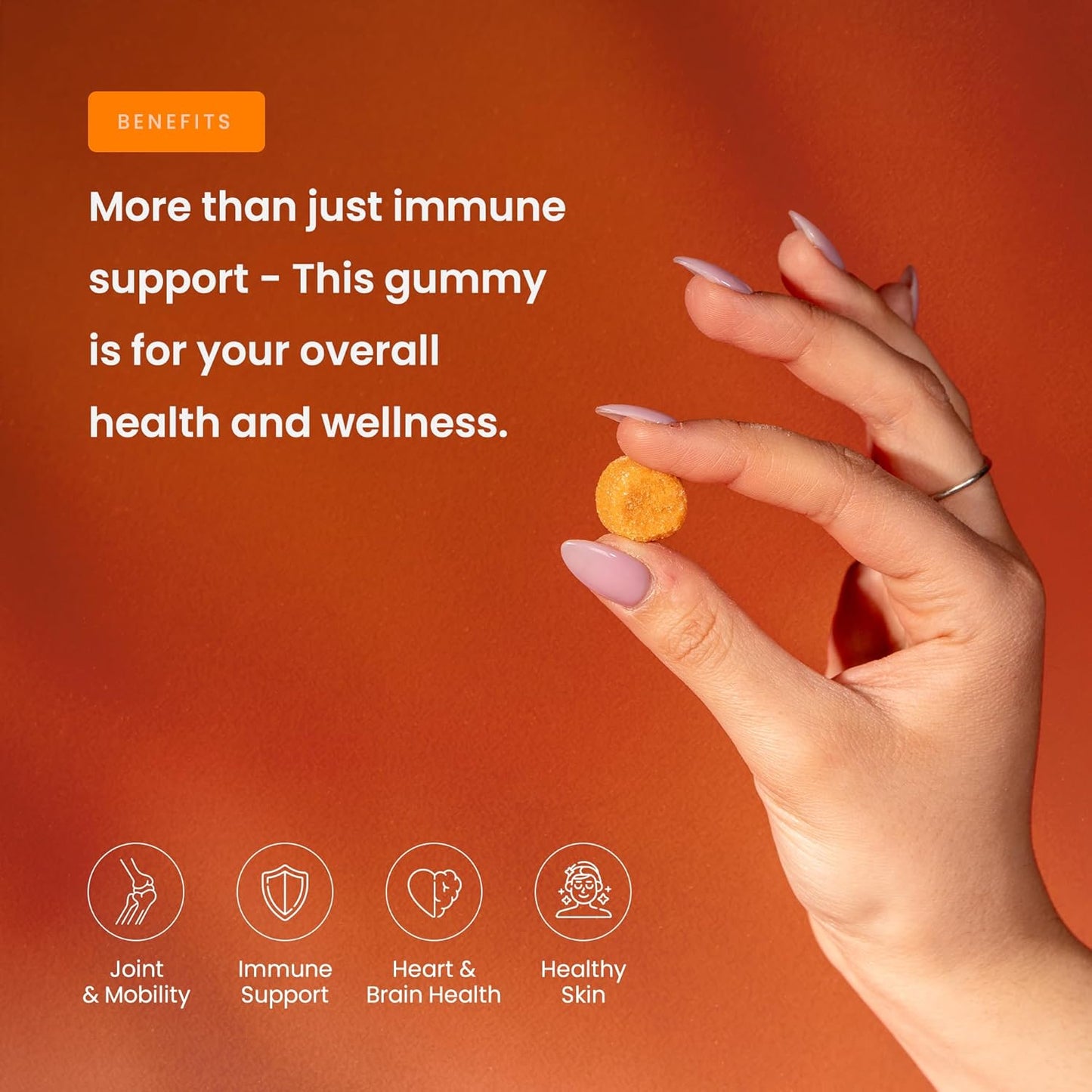 Turmeric Gummies for Adults & Kids with Ginger & Black Pepper Extract | 95% Curcuminoids | Vegan Natural Curcumin | Joint Support | 120 Tumeric Gummy Supplements