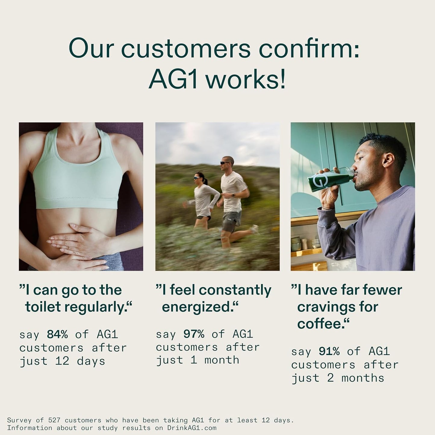 AG1 Greens Powder Supplement | Daily Nutrient Boost: Vitamins, Minerals, Gut-Friendly Bacteria, Gluten Free, Vegan and Keto Friendly | 70+ Ingredients by AG1 Athletic Green
