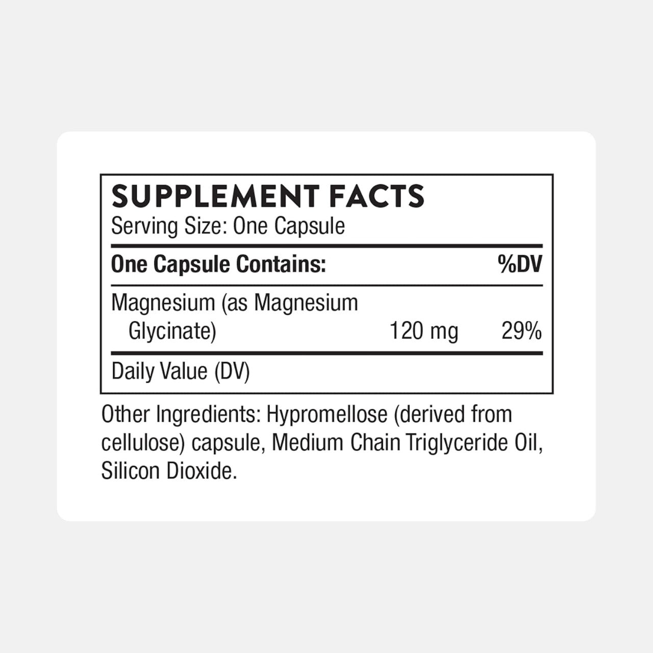 THORNE - Magnesium Glycinate - Support Restful Sleep, Muscle Relaxation, Heart Health, and Metabolism* - Chelated Magnesium Capsules - 90 Servings