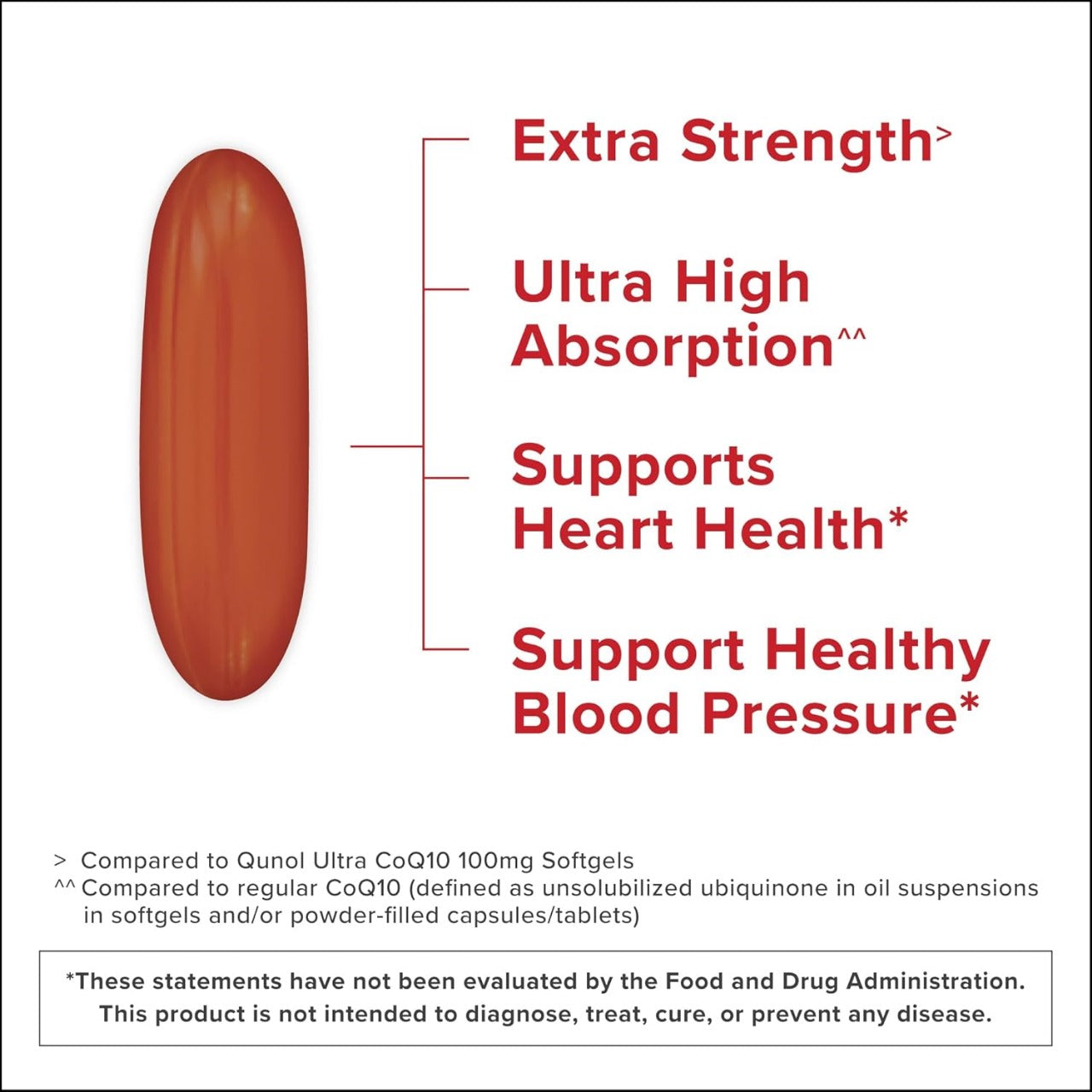 Qunol CoQ10 200mg Softgels, Ultra CoQ10 - Ultra High Absorption Coenzyme Q10 Supplements - Antioxidant Supplement for Vascular and Heart Health & Energy Production - 2 Month Supply - 60 Count